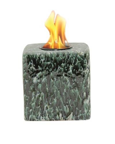 Pacific Décor Cube Flame Pot, Storm, 6