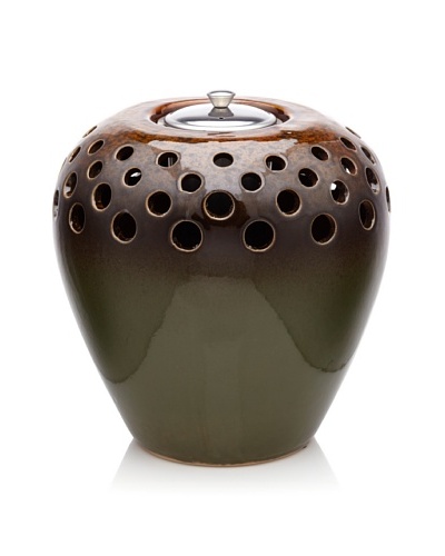 Pacific Décor Flamepot Vase [Classic Green]
