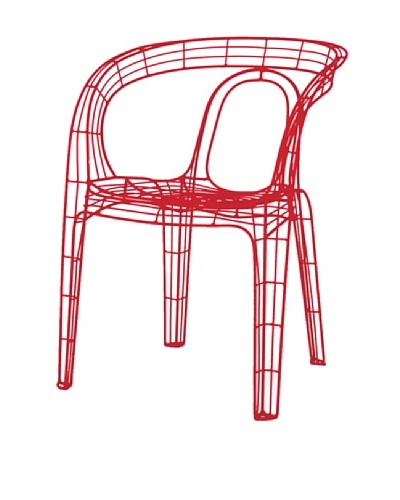 Palecek Mazatlan Outdoor Chair, Red