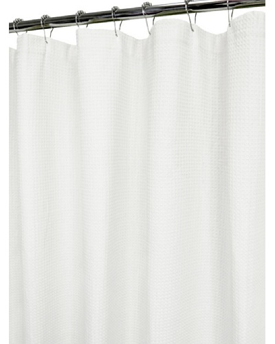 Park B. Smith Organic Spa Shower Curtain, Bright White, 72 x 72