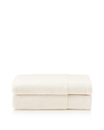 Peacock Alley Set of 2 Cimmo Hand Towels, Ivory