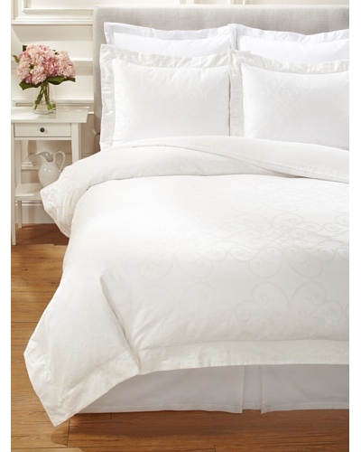 Peacock Alley Riviera Duvet Cover Set [Ivory]