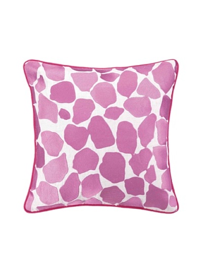 Peking Handicraft Hotel Monaco Pillow, Pink Animal Print