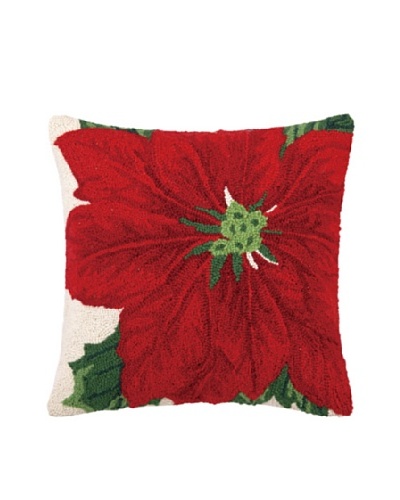 Poinsettia Hook Pillow