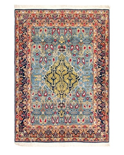 Roubini One of a Kind Old Kum with Silk Rug