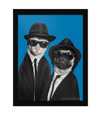 Pets Rock Brothers Framed Art