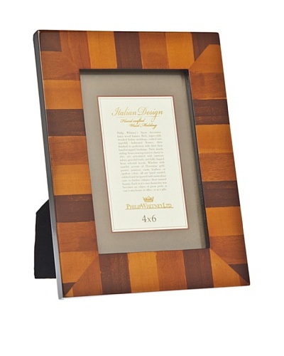 Philip Whitney Multi-Tone Marquetry Inlay Frame
