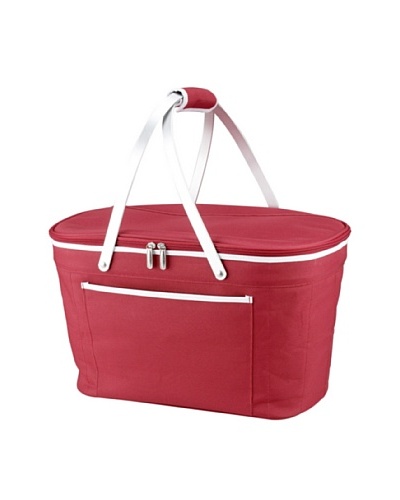 Picnic at Ascot Collapsible Basket Cooler [Red]