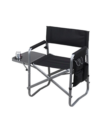 Folding Directors Chair With Table & Organizer