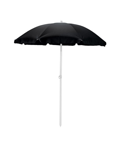 Picnic Time Portable Canopy Outdoor Umbrella [Black]