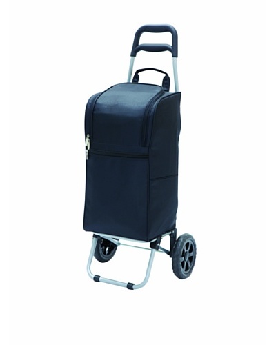 Picnic Time Insulated Cart Cooler with Wheeled Trolley