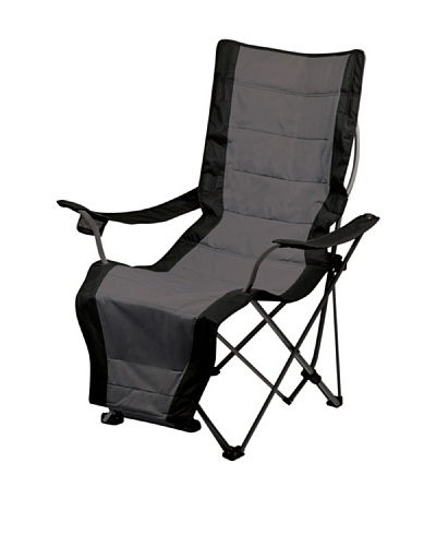 Picnic Time Portable Lounger Reclining Chair [Black]