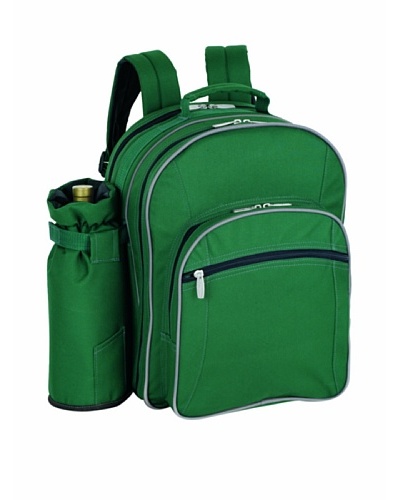Picnic Time Sorrento Insulated Cooler Backpack with Picnic Service for Four