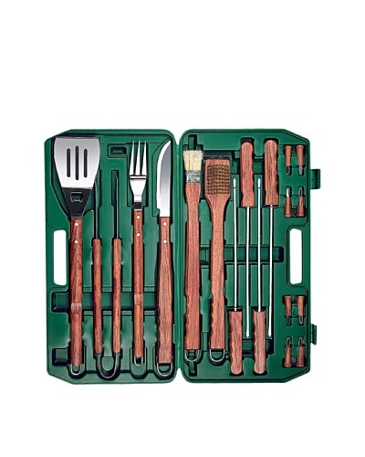 Picnic Time 18-Piece Deluxe BBQ Tool Set in Carry Case