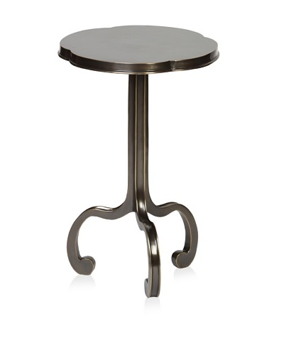 Prima Design Source 3 Legged Clover Table, Brass