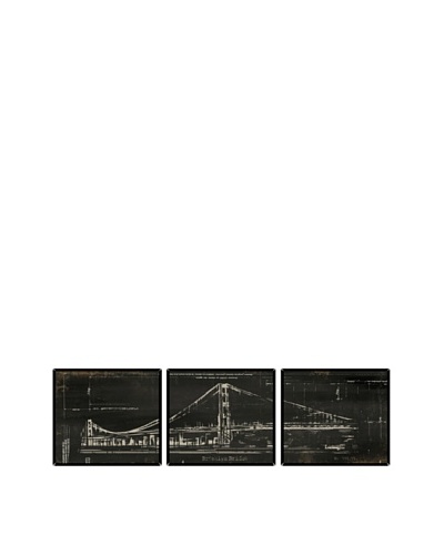 PTM Images Brooklyn Bridge Giclée Triptych Box