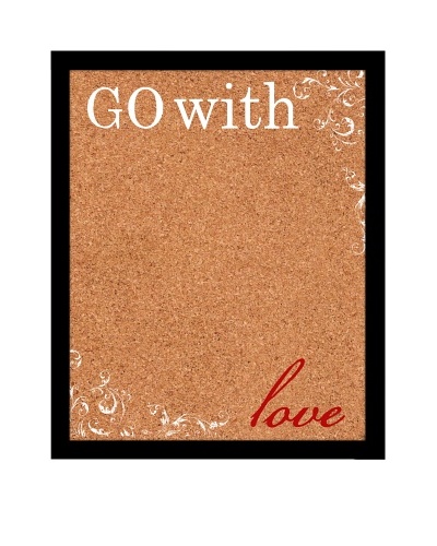 Go with Love Corkboard