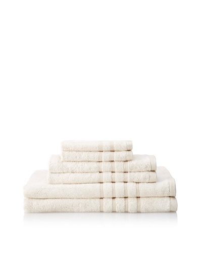 Pure Fiber 6-Piece Viscose from Bamboo Bath Towel Set [Ecru]