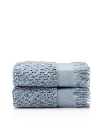 Pure Fiber Set of 2 Hottuck Hand Towels [Blue]