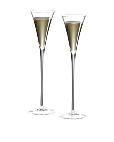 Ravenscroft Set of 2 Crystal 6-Oz. Long Stem Champagne Flutes