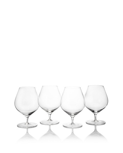 Ravenscroft Crystal Set of 4 Classic Traditional Congnac/Brandy Balloon Snifters