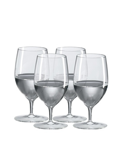 R. Croft by Ravenscroft Crystal Set of 4 Mineral Water Glasses, Clear, 14-Oz.As You See