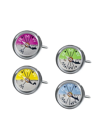 Rösle Set of 4 Dual Functioning Mini Grill and Oven Thermometers
