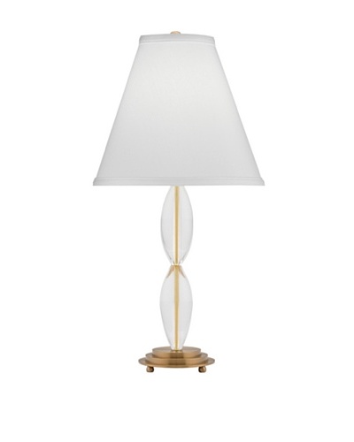 Remington Lamp Slender Curved Crystal Accent Lamp [Antique Brass]