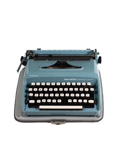Remington Vintage Typewriter, Blue