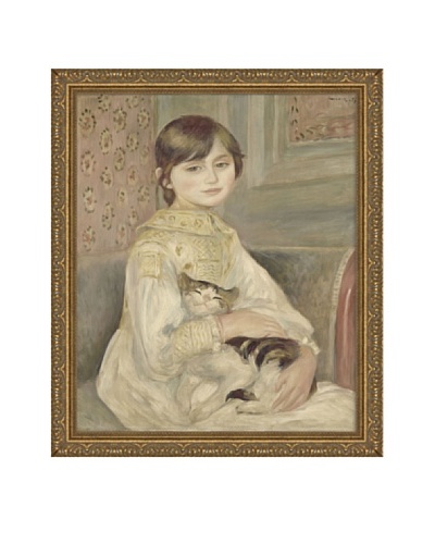 Pierre-Auguste Renoir Julie Manet, 1887 Framed Canvas, 24 x 20