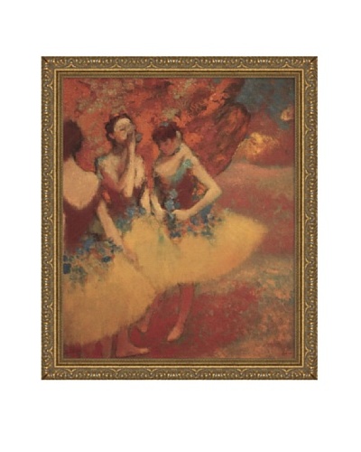 Edgar Degas Three Dancers in Yellow Skirts, 1891 Framed Canvas, 24″ x 20″