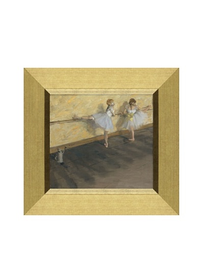 Edgar Degas Dancers Practicing at the Barre, 1877 Framed Canvas, 11″ x 12″