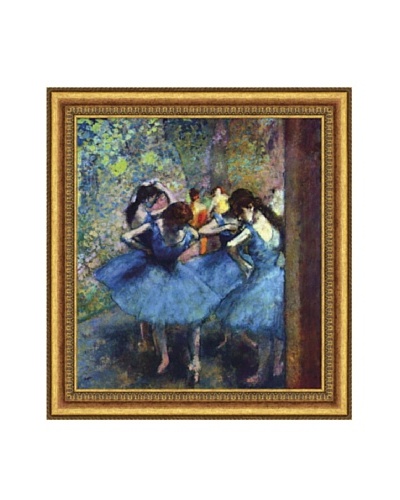 Edgar Degas Ballerinas Framed Canvas, 20 x 18