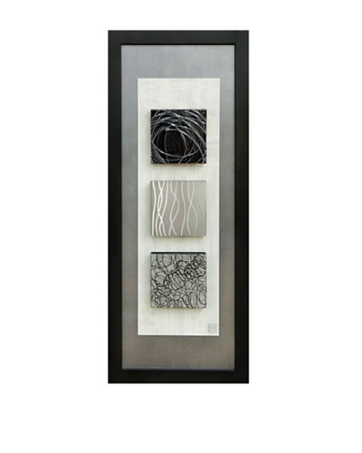 Reflections II 40 x 16 Framed Abstract