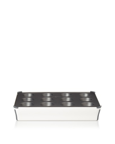 Reston Lloyd Bake Porter 12-Cup Muffin Pan with Serving Cover [Grey]