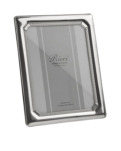 Ricci Tri-Bead Sterling Silver Photo Frame, 4 x 6