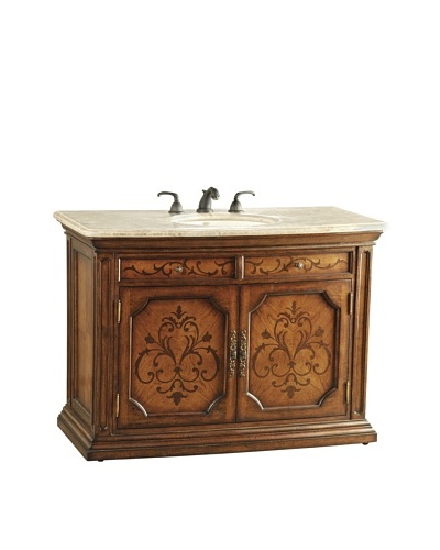 River Road Collection Juliane Sink Chest, Honey/BeigeAs You See