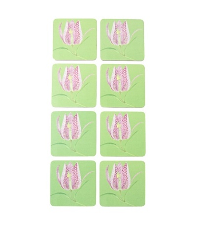 rockflowerpaper Set of 8 Fritallaria Drink Coasters