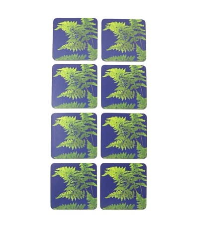 rockflowerpaper Set of 8 Lady Fern Drink Coasters