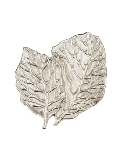 Rojo 16 Aluminium Decorative Leaf, Silver