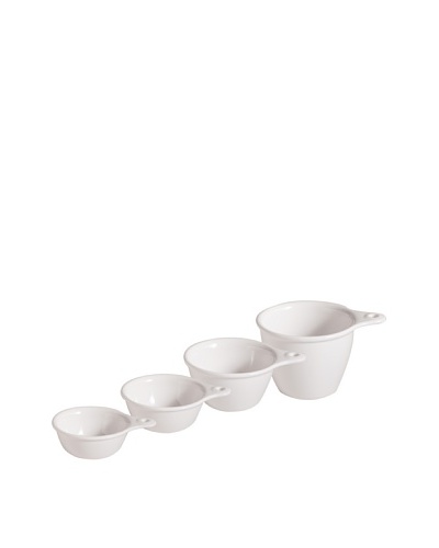 Rosanna Set of 4 White Bungalow Measuring Cups