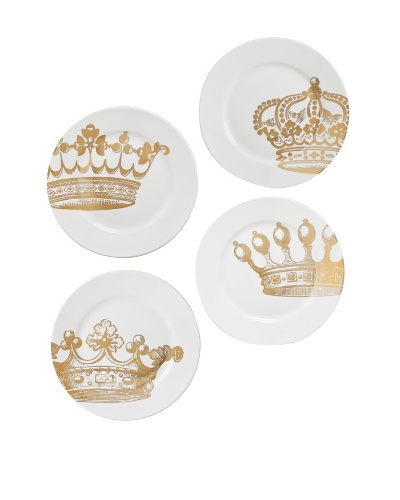 Rosanna Set of 4 Assorted Kings Road Dessert Plates