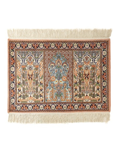 Roubini Srinagar Silk Rug, Multi, 2' x 3'