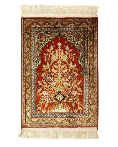 Roubini Srinagar Silk Rug, Multi, 3' x 2'