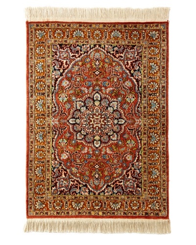 Roubini Srinagar Silk Fine Rug, Multi, 2' x 3'