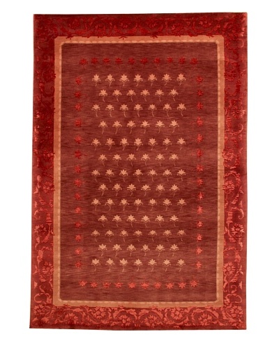Roubini Tibetani Tibetan Super Fine Collection Rug, Red Multi, 5' 5 x 8'