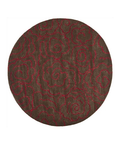 Safavieh Soho Collection Roses New Zealand Wool Rug