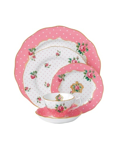 Royal Albert Cheeky Pink 5-Piece Place Setting