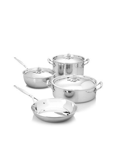 Ruffoni Stainless Steel 7-Piece Cookware Set in Wooden Box