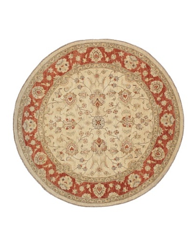 Rug Republic One Of A Kind Hand Knotted-Chobi Rug, Neutral/Rust/Multi, 8' 2 x 8' RoundAs You See
